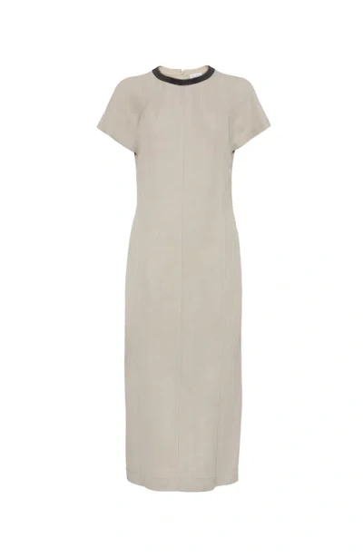 BRUNELLO CUCINELLI BRUNELLO CUCINELLI DRESS WITH MONILI