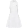 Brunello Cucinelli Dress With Tennis Logo In White