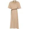 Brunello Cucinelli Women Cotton Belted Dress