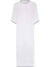 Brunello Cucinelli Women Knitted Midi Dress In White