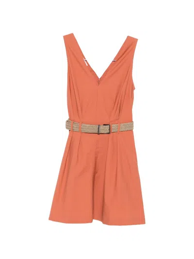 Brunello Cucinelli Dresses Arancione In Orange