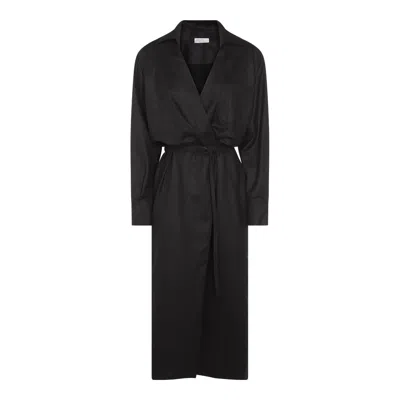 BRUNELLO CUCINELLI DRESSES BLACKS AND GREYS