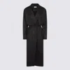 Brunello Cucinelli Wrap-effect Midi Shirt Dress In Black
