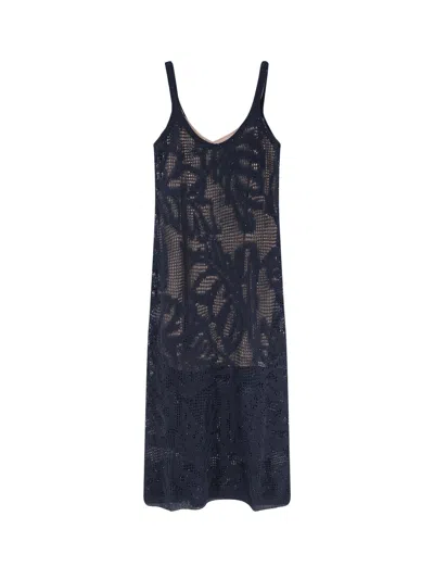 Brunello Cucinelli Dresses In Blue