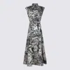 Brunello Cucinelli Multicolor Maxi Dress In Multi