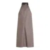Brunello Cucinelli Knee Length Dress Herringbone Pattern In Multi