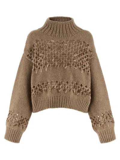 BRUNELLO CUCINELLI DROP SEQUIN SWEATER