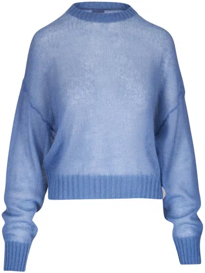 Brunello Cucinelli Pullover Mit Tiefen Schultern In Blau