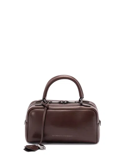 Brunello Cucinelli Duffle Bag In Brown