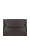 BRUNELLO CUCINELLI DUO LEATHER CLUTCH BAG