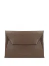 BRUNELLO CUCINELLI DUO LEATHER CLUTCH BAG