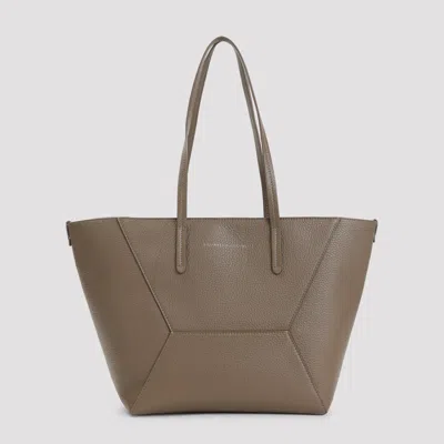 Brunello Cucinelli Coach Suede Brooklyn Shoulder Bag 39 In Brown