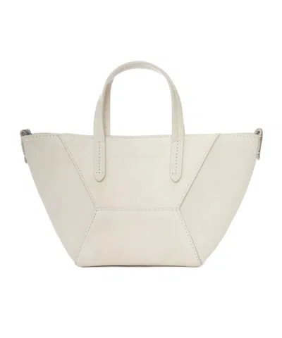 Brunello Cucinelli Duo Mini Tote Bag In White