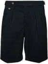 Brunello Cucinelli Men's Bermuda T.capo Shorts In Blue