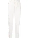 Brunello Cucinelli Men Dyed Denim Trousers Jeans In White