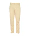 Brunello Cucinelli Dyed Denim Trousers In Nude