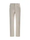 Brunello Cucinelli Comfortable Fit Dyed Jeans With Turn-up Hems