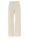Brunello Cucinelli Denim Pants In Beige