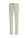 Brunello Cucinelli White Chino Pants In White