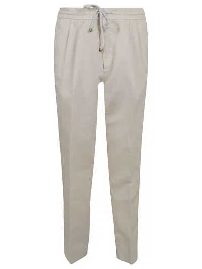 Brunello Cucinelli Dyed Trousers In Grey