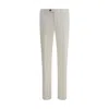 Brunello Cucinelli White Chino Pants In White