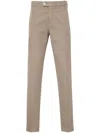 Brunello Cucinelli Slim-fit Trousers In Brown