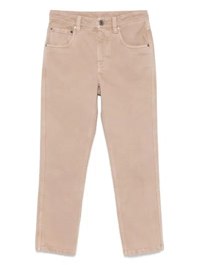 Brunello Cucinelli Women Dyed Pants In Multi
