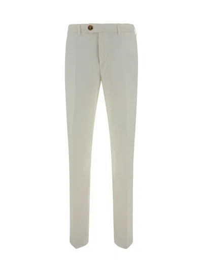 Brunello Cucinelli Dyed Pants In Neve
