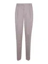 Brunello Cucinelli Trousers Denim Back Side Pockets In Nude & Neutrals