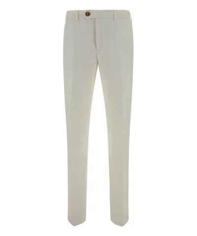 Brunello Cucinelli Dyed Trousers In White