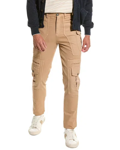 Brunello Cucinelli Easy Fit Cargo Pant In Neutral