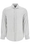 BRUNELLO CUCINELLI EASY FIT COTTON-LYOCELL SHIRT