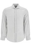 BRUNELLO CUCINELLI EASY FIT COTTON LYOCELL SHIRT