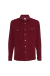 Brunello Cucinelli Easy Fit Shirt In Red