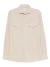 Brunello Cucinelli Men Easy Fit Western Shirt In Corduroy