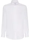 Brunello Cucinelli Eco-linen Shirt In White