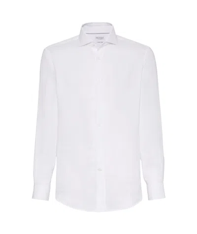 BRUNELLO CUCINELLI BRUNELLO CUCINELLI BUTTONED LONG-SLEEVED SHIRT