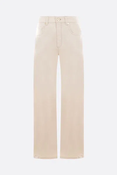 Brunello Cucinelli Ecru Cotton Pants