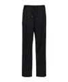 Brunello Cucinelli Double-pleat Virgin-wool Trousers In Black