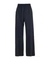 Brunello Cucinelli Blue Pants With Elastic Waist