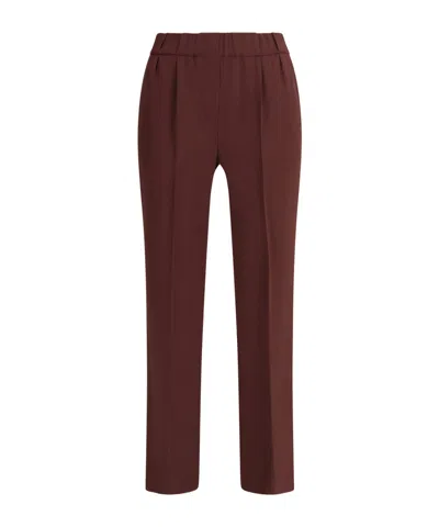 BRUNELLO CUCINELLI BRUNELLO CUCINELLI HIGH-WAIST CROPPED SKINNY TROUSERS