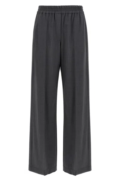 BRUNELLO CUCINELLI ELASTIC WAIST CASUAL PANTS