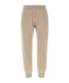 Brunello Cucinelli Ribbed Texture Elastic Waistband Trousers In Brown