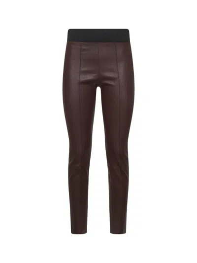 BRUNELLO CUCINELLI BRUNELLO CUCINELLI STRETCH LEATHER LEGGINGS