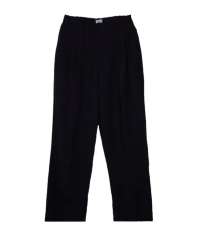 Brunello Cucinelli Elastic Waist Casual Pants In Black
