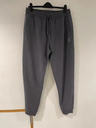 Brunello Cucinelli Elastic Waist Casual Pants In Black