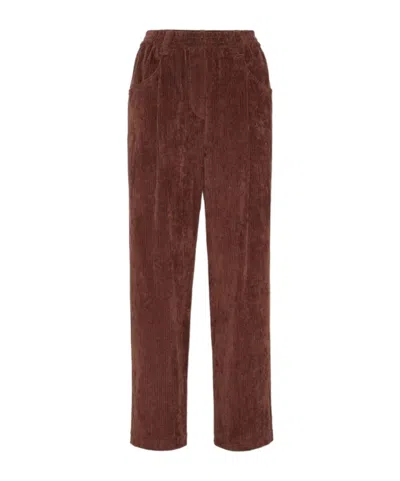 BRUNELLO CUCINELLI CORDUROY ELASTIC-WAIST TROUSERS