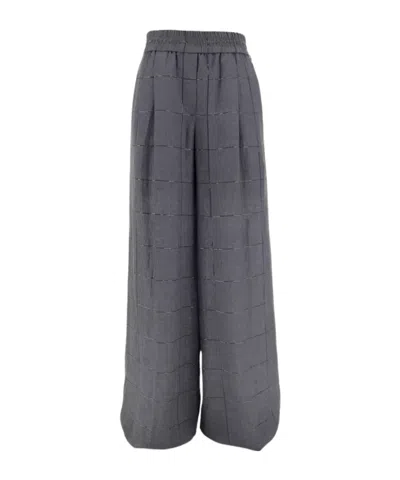 BRUNELLO CUCINELLI BRUNELLO CUCINELLI CHECKED DAZZLING PANTS