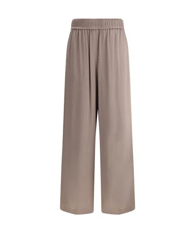 BRUNELLO CUCINELLI BRUNELLO CUCINELLI PALAZZO STRAIGHT LEG PANTS