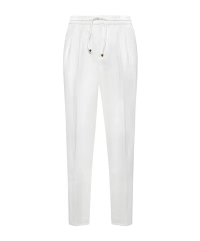 BRUNELLO CUCINELLI BRUNELLO CUCINELLI DRAWSTRING TAPERED LEG TROUSERS